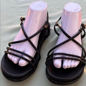 Dream Pairs Black Strappy Platform Sandals